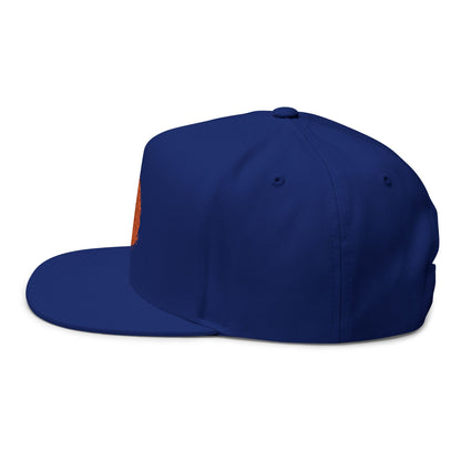 Stylish Flat Bill Cap with Custom Embroidery | Trendy Snapback Hat, Sports Cap, Casual Headwear, Gift for Him/Her, Fashion Accessory