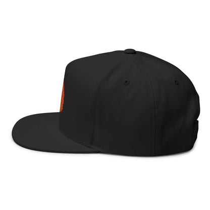 Stylish Flat Bill Cap with Custom Embroidery | Trendy Snapback Hat, Sports Cap, Casual Headwear, Gift for Him/Her, Fashion Accessory