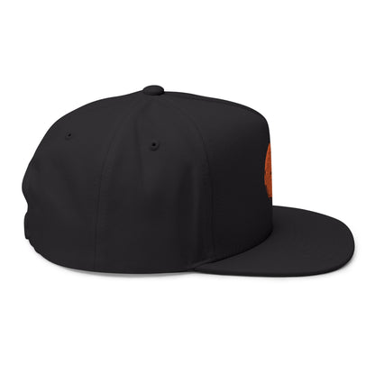 Stylish Flat Bill Cap with Custom Embroidery | Trendy Snapback Hat, Sports Cap, Casual Headwear, Gift for Him/Her, Fashion Accessory