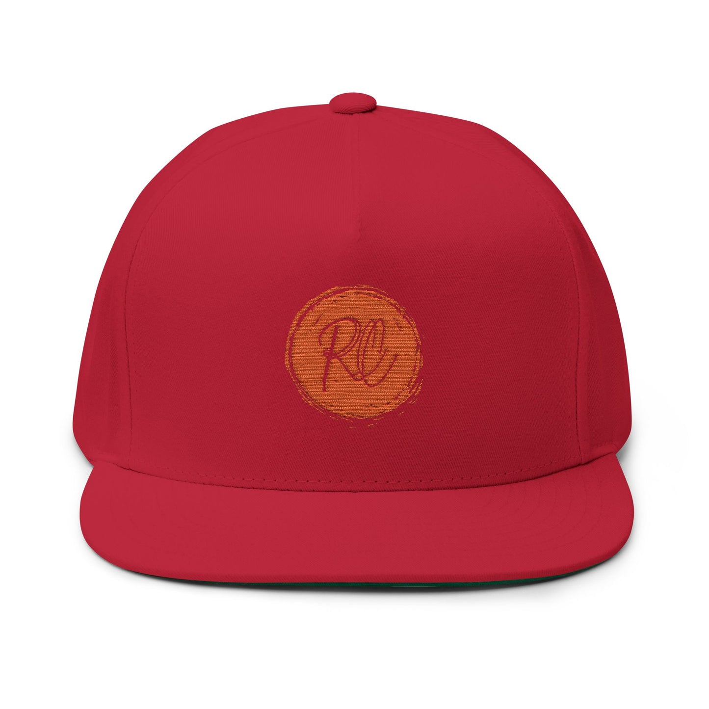 Stylish Flat Bill Cap with Custom Embroidery | Trendy Snapback Hat, Sports Cap, Casual Headwear, Gift for Him/Her, Fashion Accessory