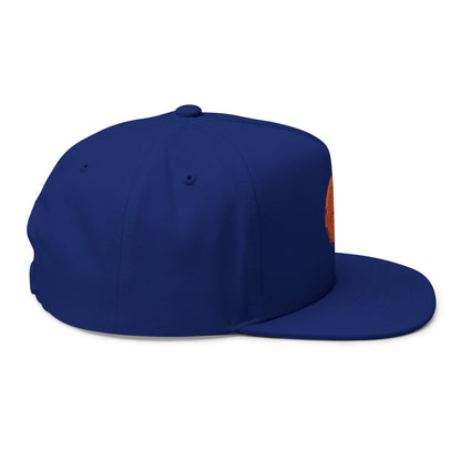 Stylish Flat Bill Cap with Custom Embroidery | Trendy Snapback Hat, Sports Cap, Casual Headwear, Gift for Him/Her, Fashion Accessory
