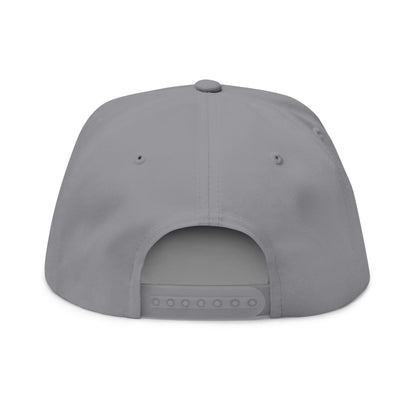 Stylish Flat Bill Cap with Custom Embroidery | Trendy Snapback Hat, Sports Cap, Casual Headwear, Gift for Him/Her, Fashion Accessory