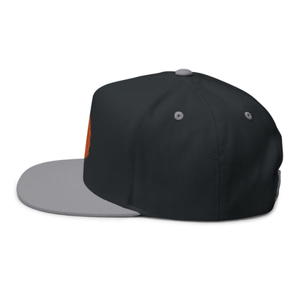 Stylish Flat Bill Cap with Custom Embroidery | Trendy Snapback Hat, Sports Cap, Casual Headwear, Gift for Him/Her, Fashion Accessory
