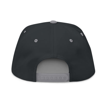 Stylish Flat Bill Cap with Custom Embroidery | Trendy Snapback Hat, Sports Cap, Casual Headwear, Gift for Him/Her, Fashion Accessory