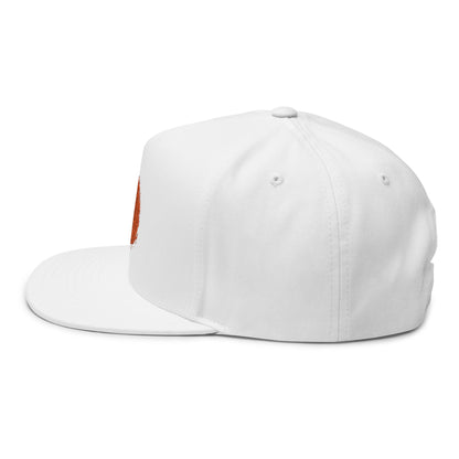 Stylish Flat Bill Cap with Custom Embroidery | Trendy Snapback Hat, Sports Cap, Casual Headwear, Gift for Him/Her, Fashion Accessory