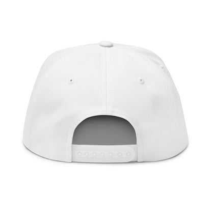 Stylish Flat Bill Cap with Custom Embroidery | Trendy Snapback Hat, Sports Cap, Casual Headwear, Gift for Him/Her, Fashion Accessory