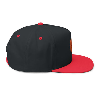 Stylish Flat Bill Cap with Custom Embroidery | Trendy Snapback Hat, Sports Cap, Casual Headwear, Gift for Him/Her, Fashion Accessory