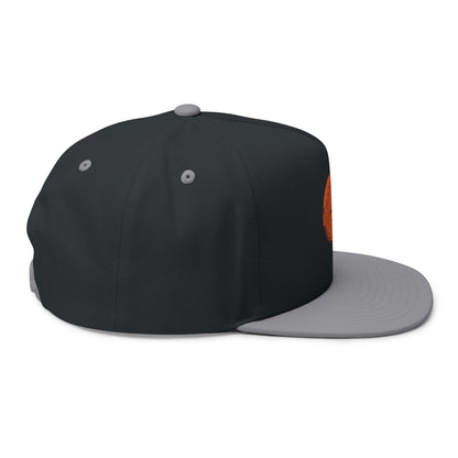 Stylish Flat Bill Cap with Custom Embroidery | Trendy Snapback Hat, Sports Cap, Casual Headwear, Gift for Him/Her, Fashion Accessory