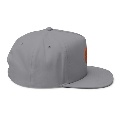 Stylish Flat Bill Cap with Custom Embroidery | Trendy Snapback Hat, Sports Cap, Casual Headwear, Gift for Him/Her, Fashion Accessory