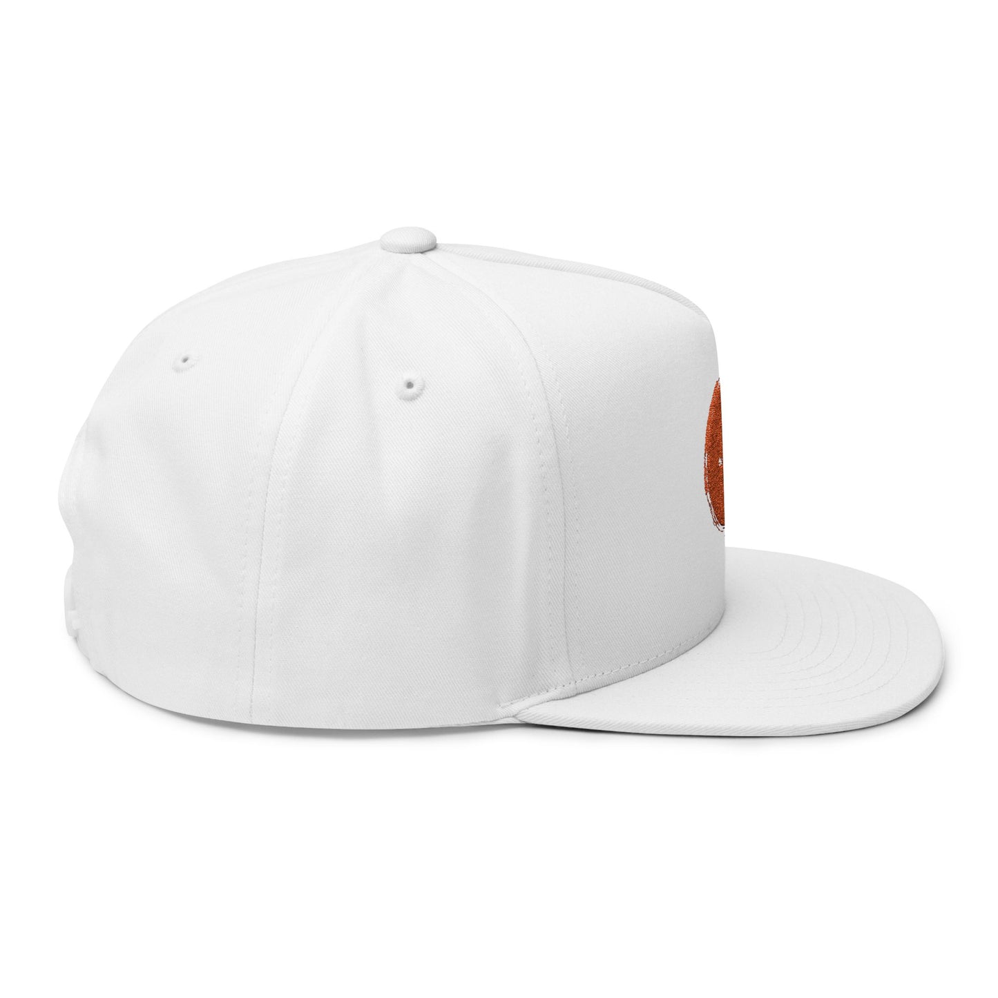 Stylish Flat Bill Cap with Custom Embroidery | Trendy Snapback Hat, Sports Cap, Casual Headwear, Gift for Him/Her, Fashion Accessory