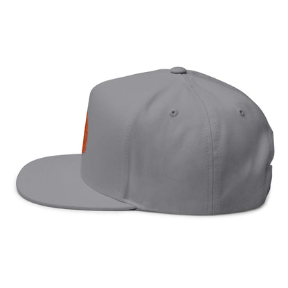 Stylish Flat Bill Cap with Custom Embroidery | Trendy Snapback Hat, Sports Cap, Casual Headwear, Gift for Him/Her, Fashion Accessory