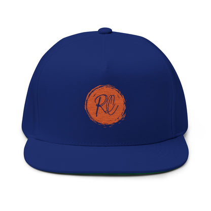 Stylish Flat Bill Cap with Custom Embroidery | Trendy Snapback Hat, Sports Cap, Casual Headwear, Gift for Him/Her, Fashion Accessory